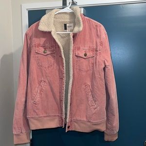 Roxy Pink Corduroy Jacket